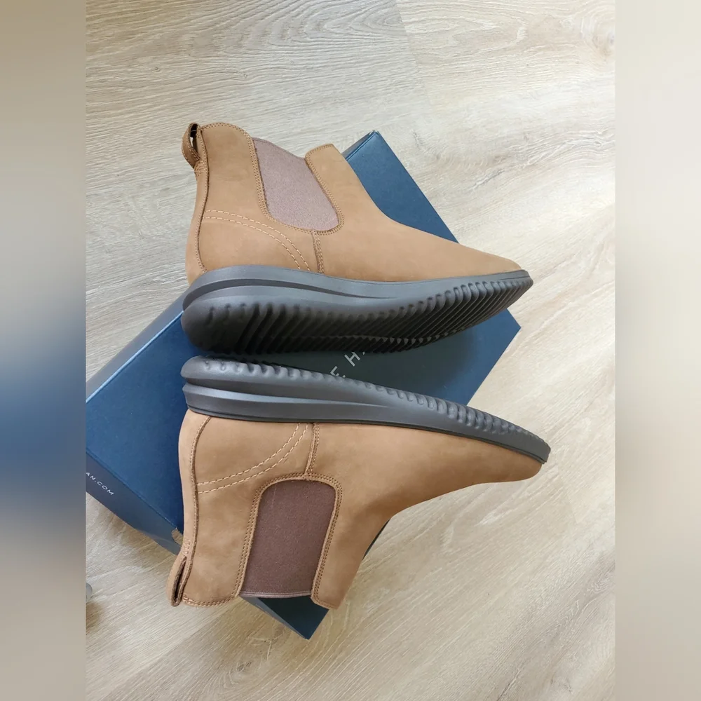 Cole Haan Grand Plus Chelsea Boot Brown Lumber/Java (C38789) Mens Size 13
